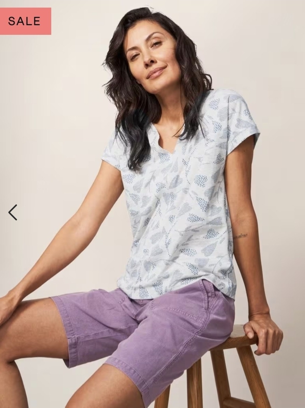 🍁 3/$25 Chino Shorts in Lavender